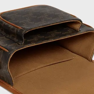 Túi Celine Medium Folco Bag In Triomphe Canvas 191502BZJ.04LU - Ảnh 3
