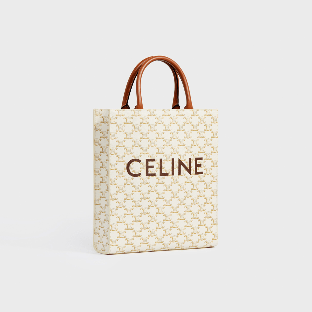 Túi Celine Cabas Vertical Calfskin 'White' 191542BZK-01BC - Ảnh 4