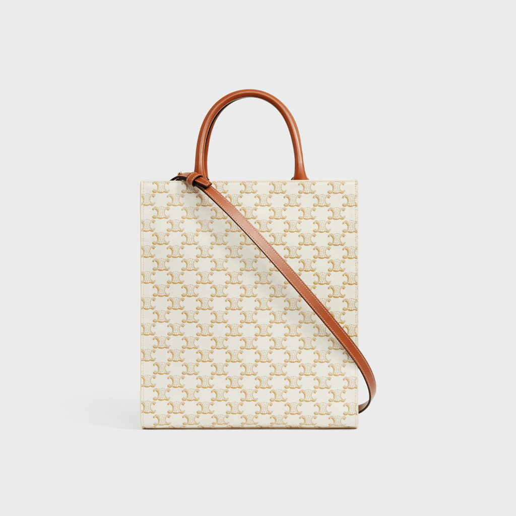 Túi Celine Cabas Vertical Calfskin 'White' 191542BZK-01BC - Ảnh 3