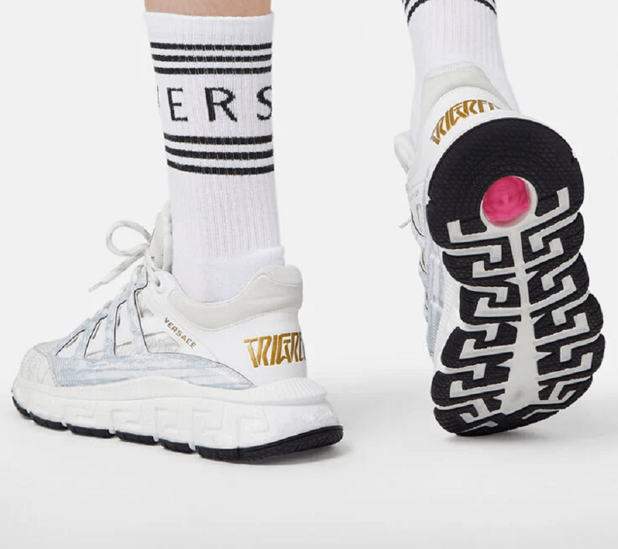 Giày Versace Trigreca Trainers White DSU8094-D18TCG-D0191 - Ảnh 2