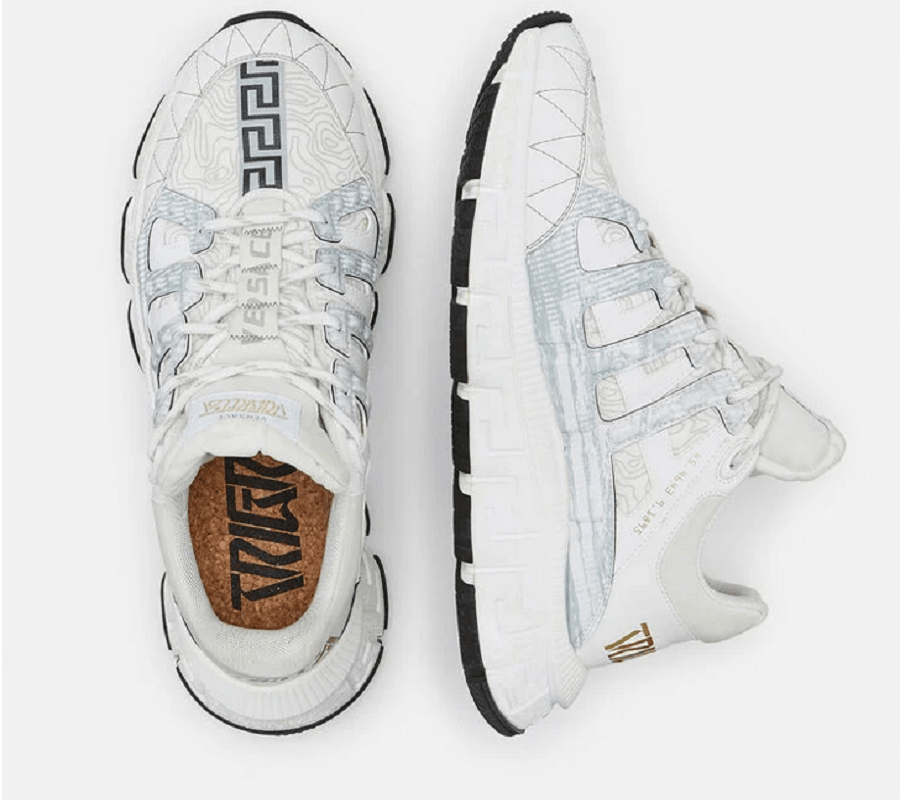 Giày Versace Trigreca Trainers White DSU8094-D18TCG-D0191 - Ảnh 4