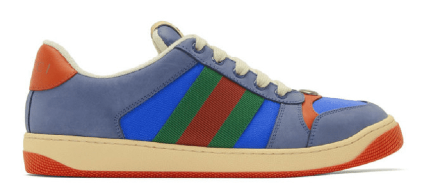 Giày Gucci Screener 'Blue Orange' 576223-9PYQ0-4379