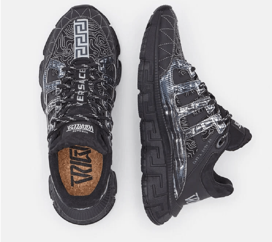 Giày Versace Trigreca Trainers Black DSU8094-D18TCG-D4192 - Ảnh 3