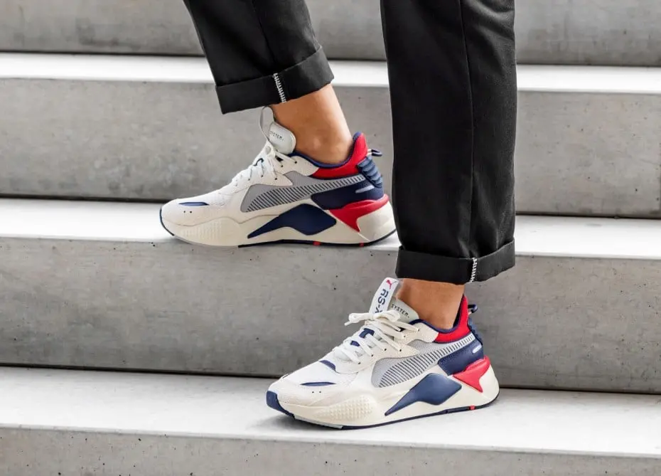 Giày PUMA RS-X Hard Drive 'White Peacoat Red' 369818-03 - Ảnh 4
