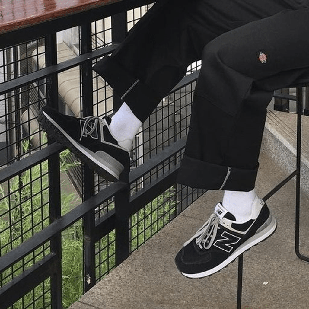 Giày New Balance Wmns 574 'Core Black' WL574EB - Ảnh 7