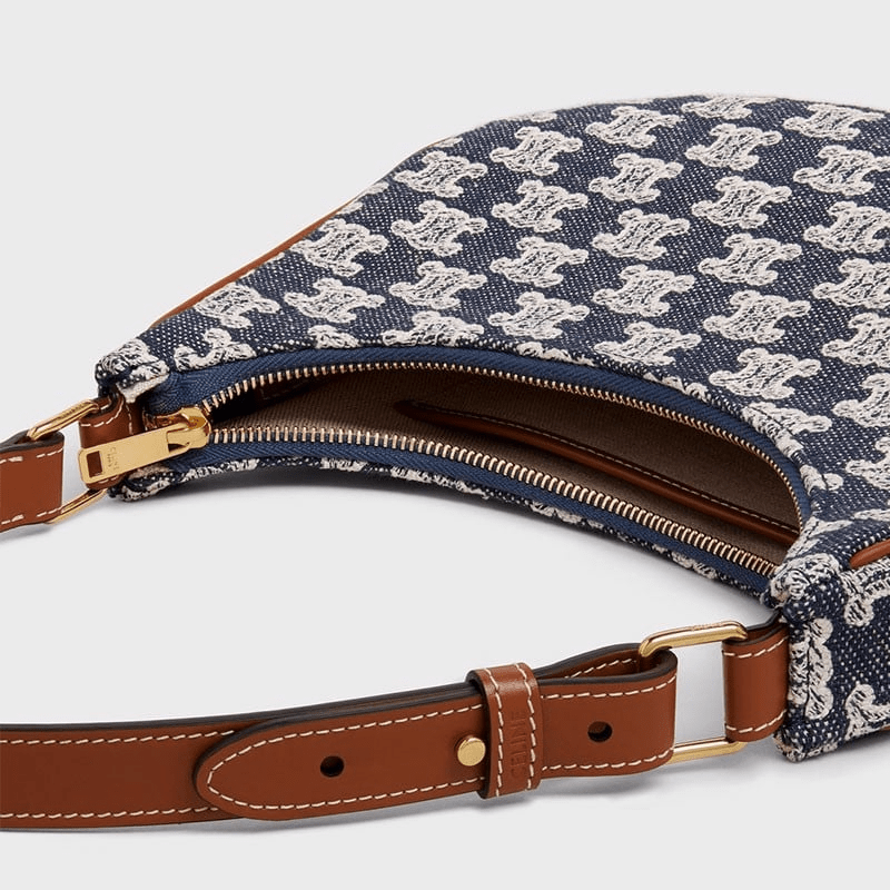 Túi Celine Ava Bag In Textile With Triomphe Embroidery 193952CS8-07OC - Ảnh 3