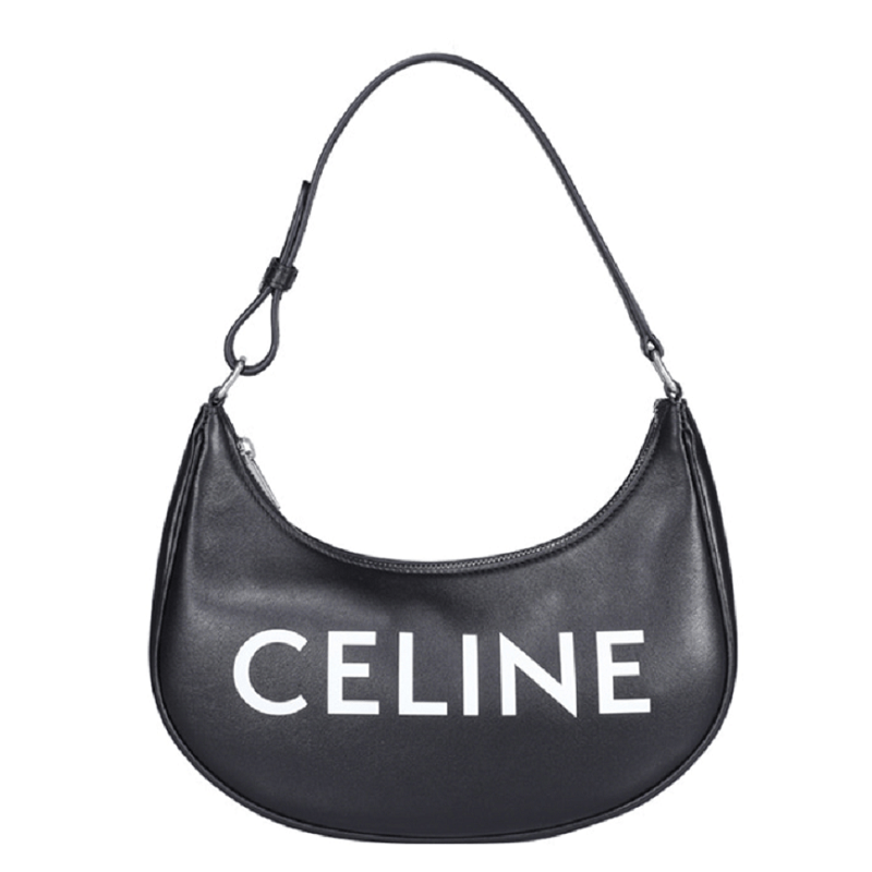 Túi Celine Ava Bag In Smooth Calfskin With Celine Print 'Black' 193953DEE-38SI