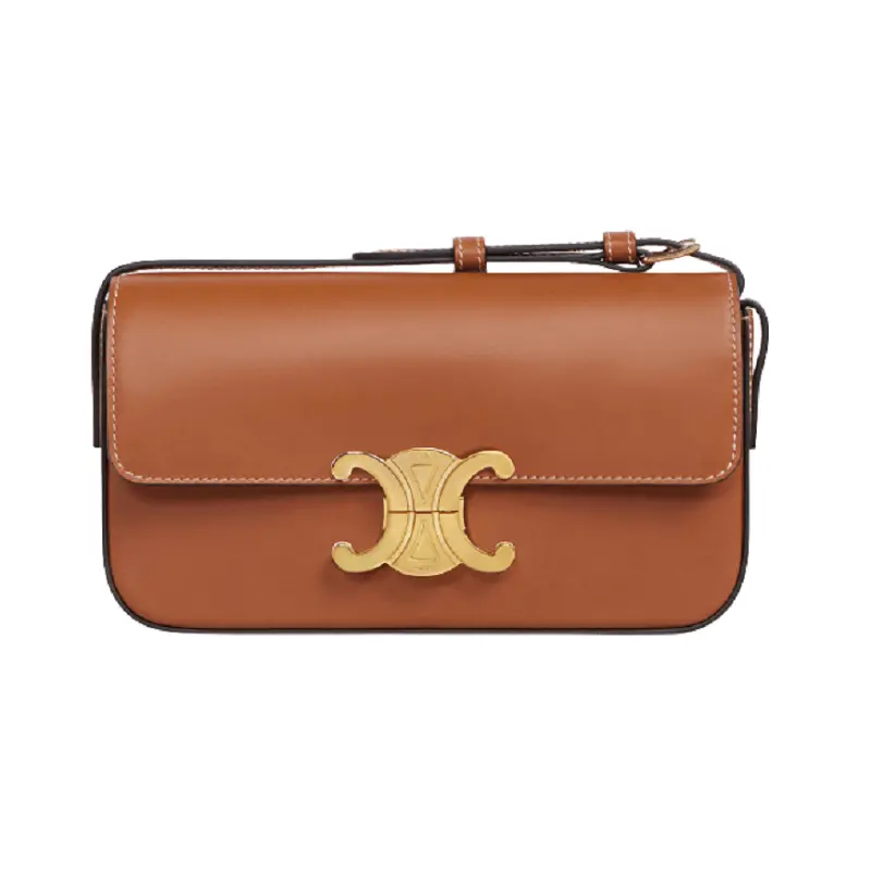 Túi Celine Triomphe Shoulder Bag In Natraul Calfskin 194143BFN-04LU