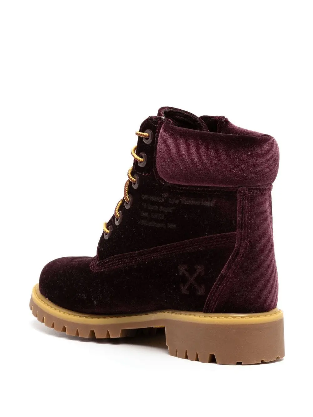Giày Timberland Off-White x Wmns 6 Inch Premium 'Bordeaux' - Ảnh 5