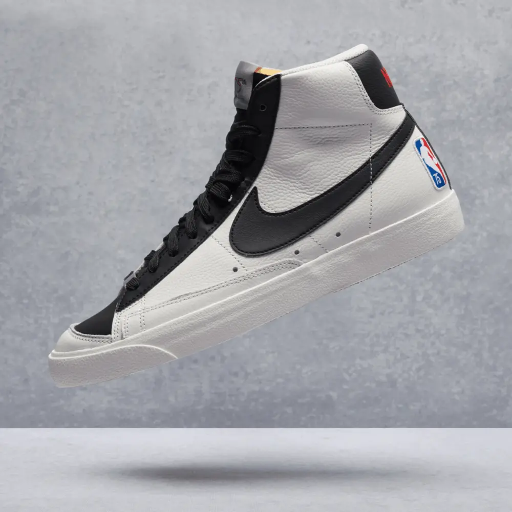 Alternative view of Giày Nike NBA x Blazer Mid '77 EMB 'White Black' DD8025-101