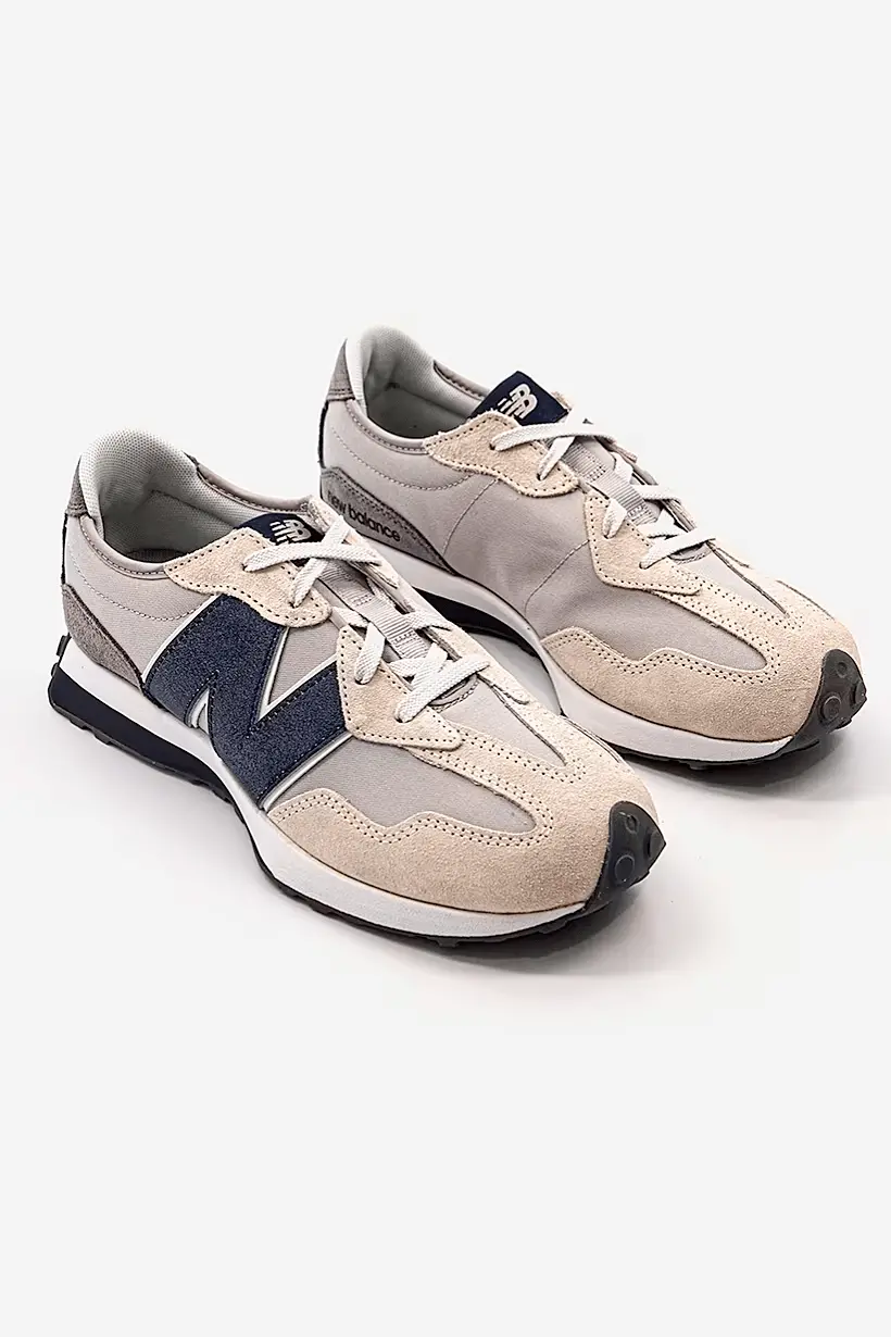 Giày New Balance Foot Locker x 327 Grey Day GS327GRY - Ảnh 3