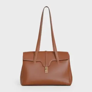 Túi Celine Medium Soft 16 Bag In Smooth Calfskin Tan 195543CR4.04LU - Ảnh 3