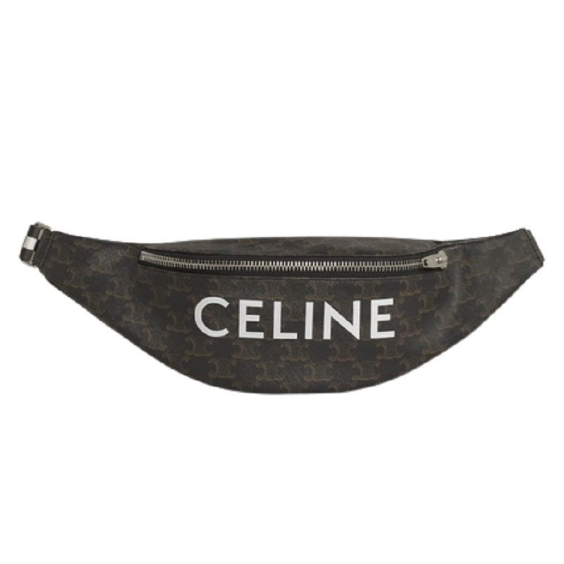 Túi Celine Belt Bag In Triomphe Canvas With Celine Print 195972DDE.38SI