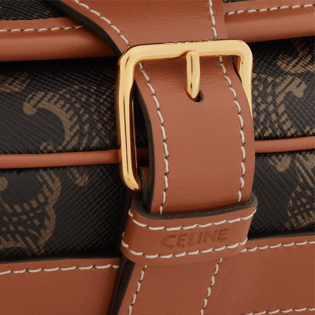 Túi Celine Large Strap Folco Canvas 'Black' 196932BZJ-04LU - Ảnh 2