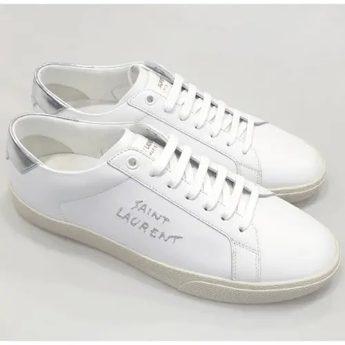 Giày Saint Laurent Court Classic SL06 Embroidered 'White' 611352-00NA0-9085 - Ảnh 3