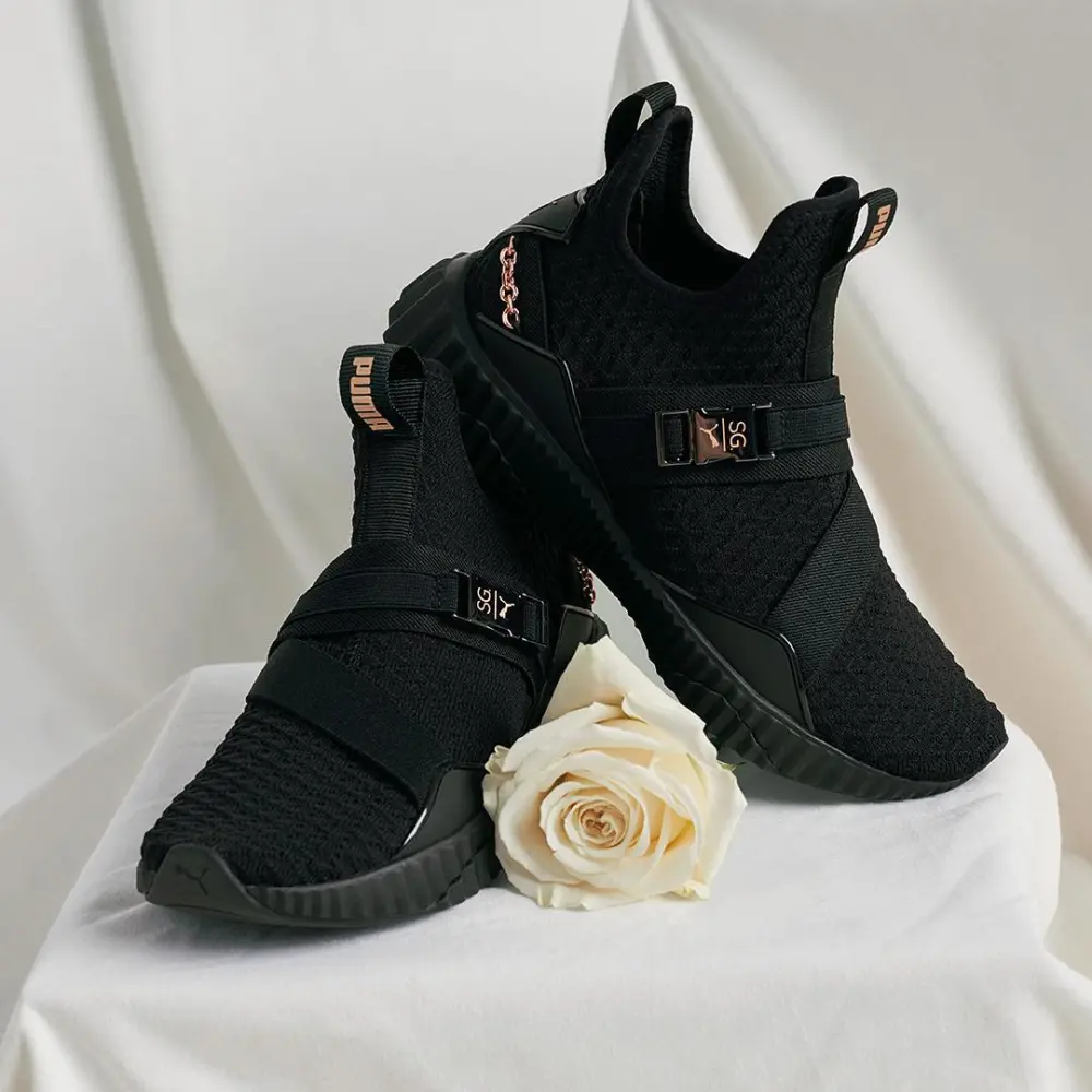 Alternative view of Giày Selena Gomez x PUMA Defy Mid 'Rose Gold' 191776-01