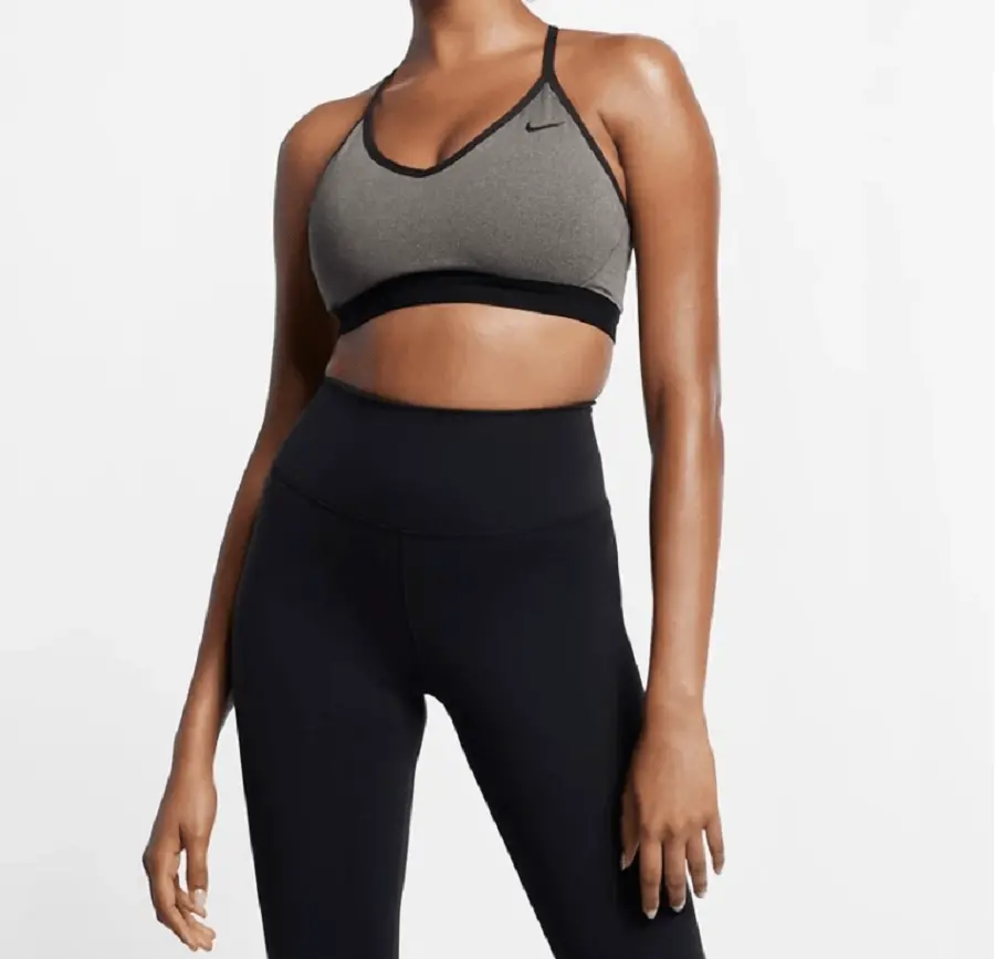 Áo Nike Women’s Light-Support Sports Bra ‘Carbon Heather’ 878615-091 - Ảnh 4