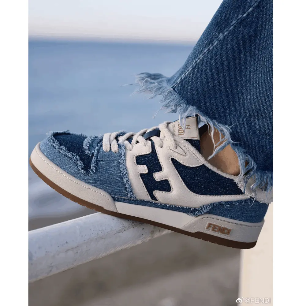 Alternative view of Giày Fendi Match 'Denim' 7E1495AMF1F1JID
