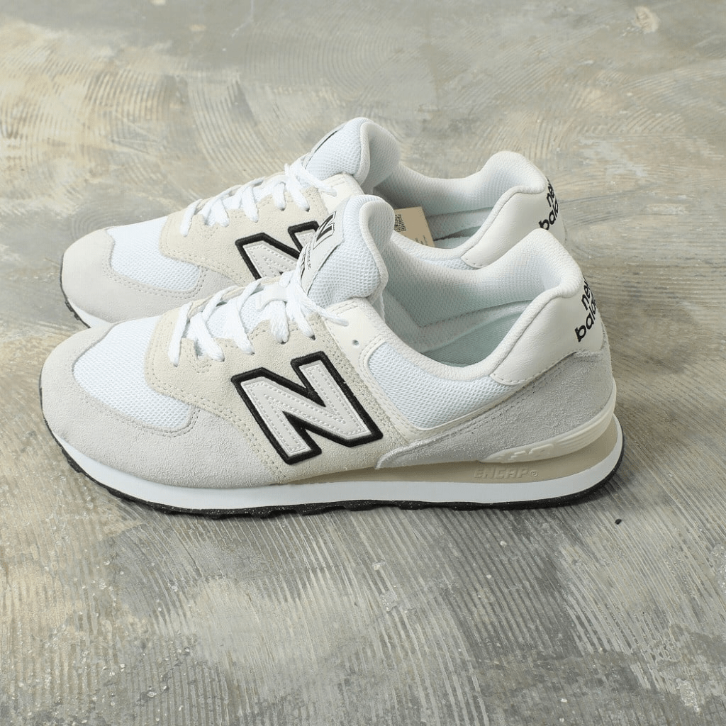 Giày New Balance 574 'White Grey' U574WB2 - Ảnh 2