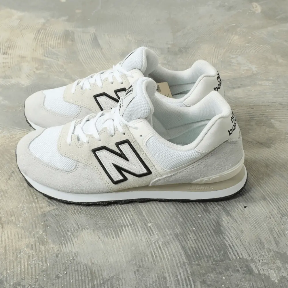 Alternative view of Giày New Balance 574 'White Grey' U574WB2
