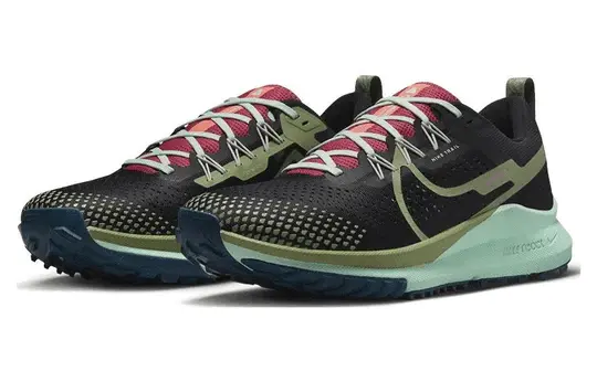 Giày Nike React Pegasus Trail 4 'Black Alligator Mint' DJ6158-004 - Ảnh 4
