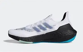 Alternative view of Giày Adidas UltraBoost 21 'White Screaming Green' GZ3194