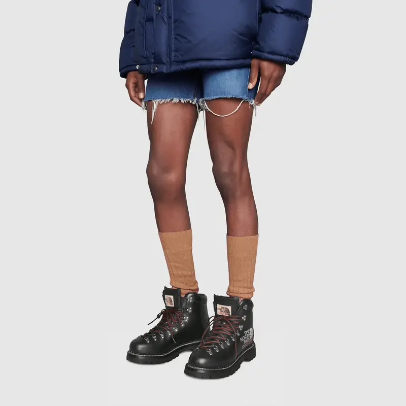 Giày Gucci The North Face x Gucci Ankle Boot Black 655401-17U10-1000 - Ảnh 5