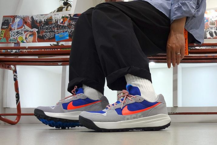 Giày Nike ACG Lowcate 'Wolf Grey Bright Crimson' DM8019-001 - Ảnh 3