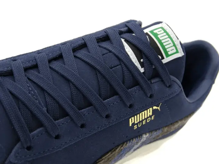 Alternative view of Giày Puma Suede Classic Flannel Spellbound Marshmallow 'Blue' 384605-02