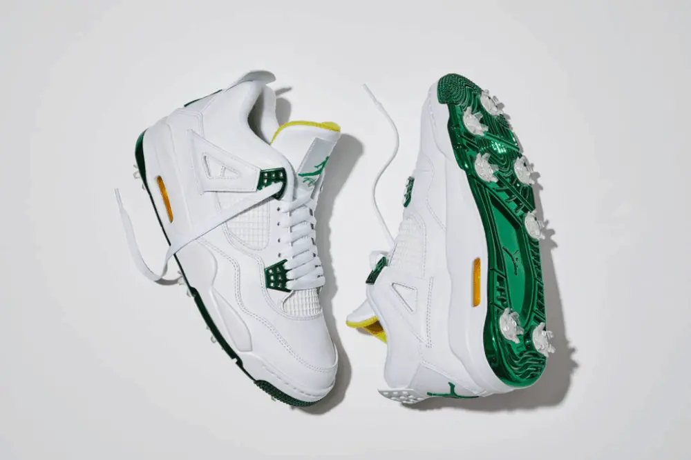 Alternative view of Giày Golf Nike Air Jordan 4 Golf 'Masters Tournament' CZ2439-100