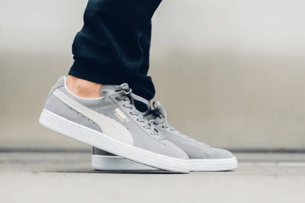 Giày Puma Suede Classic Steeple 'Grey White' 352634-66 - Ảnh 4