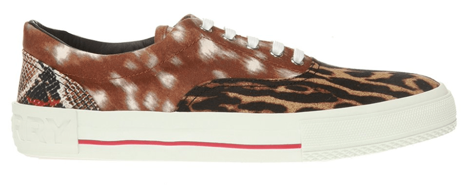 Giày Burberry Mixed Animal-print Skate 'Brown' 8024906