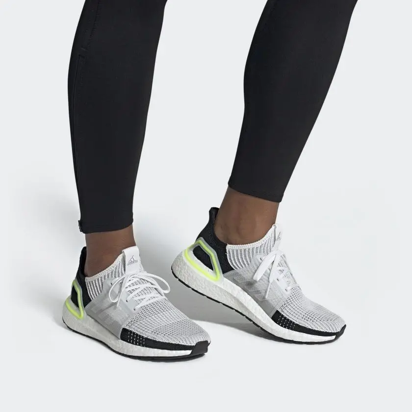 Giày Adidas UltraBoost 19 'White Yellow' EF1344 - Ảnh 5
