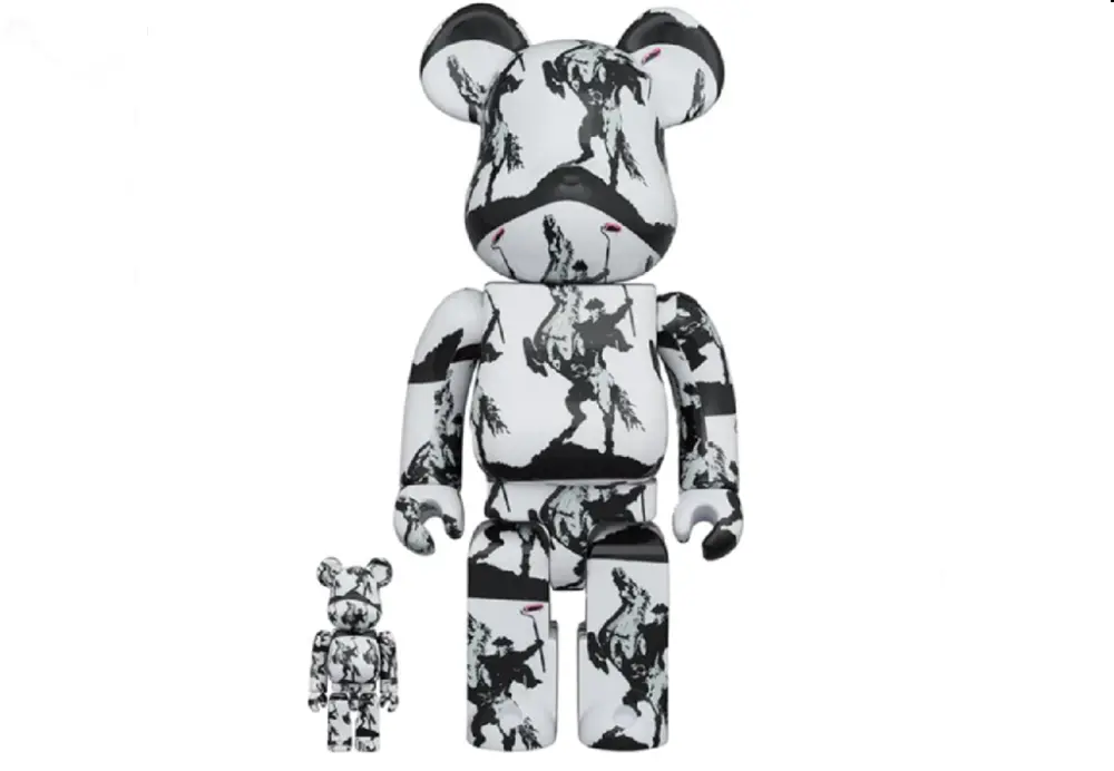 Mô Hình Brandalism Bearbrick 100% + 400% 'Highwayman' 99892-HWM-0104