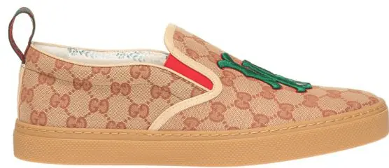 Giày Gucci x MLB Brown Slip On Sneakers 548646-9Y9H0-8368