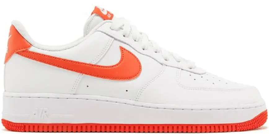 Giày Nike Air Force 1 '07 'White Team Orange' DC2911-101
