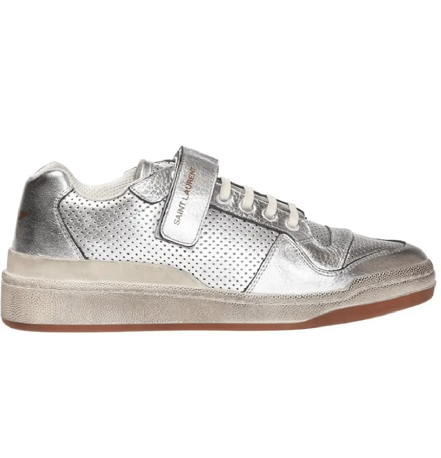Giày Saint Laurent SL24 Velcro Sneakers 558255-08D10-8105