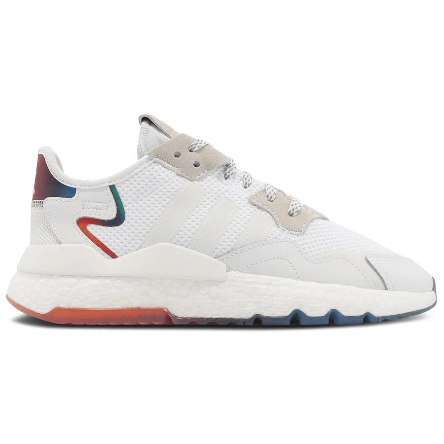 Giày Adidas Nite Jogger 2020 Boost 'Cloud White Rainbow' FV4544