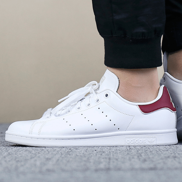 Giày Adidas Stan Smith 'Burgundy' B37911 - Ảnh 2