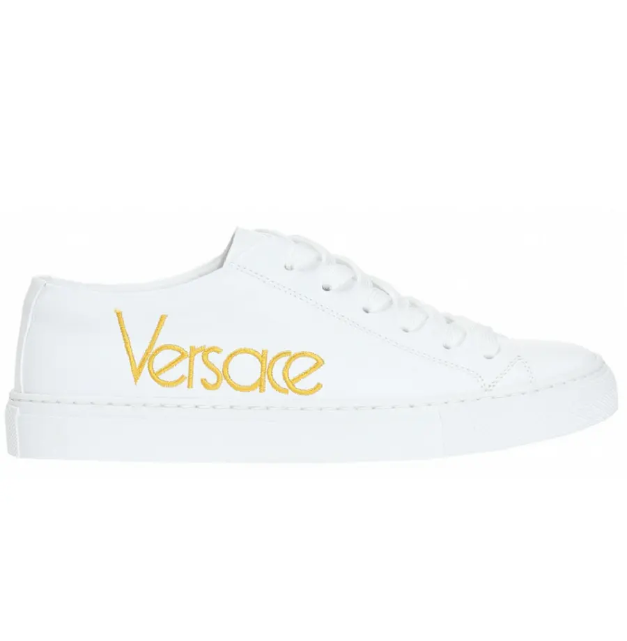 Giày Versace Logo Embroidered Sneakers DSR611D-DNA5PR-K0AT