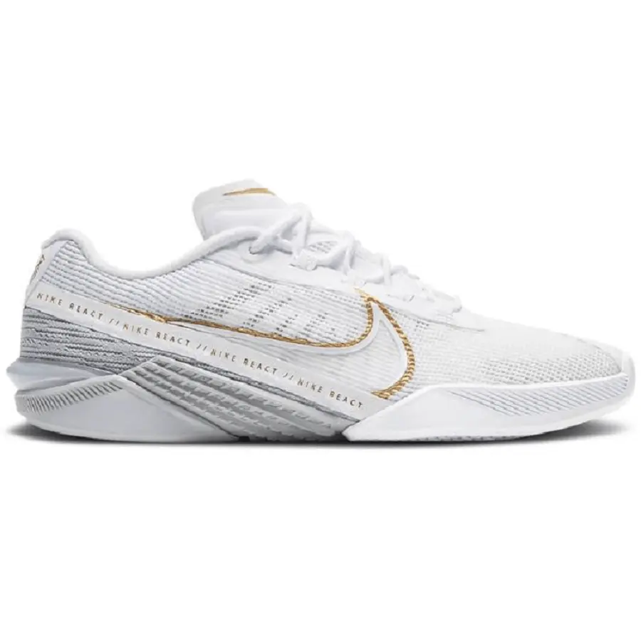 Giày Nike React Metcon Turbo 'White Metallic Gold' CT1249-100