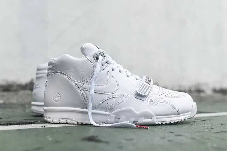 Giày Nike Air Trainer 1 Fragment 'White Wolf Grey' 806942-110 - Ảnh 3