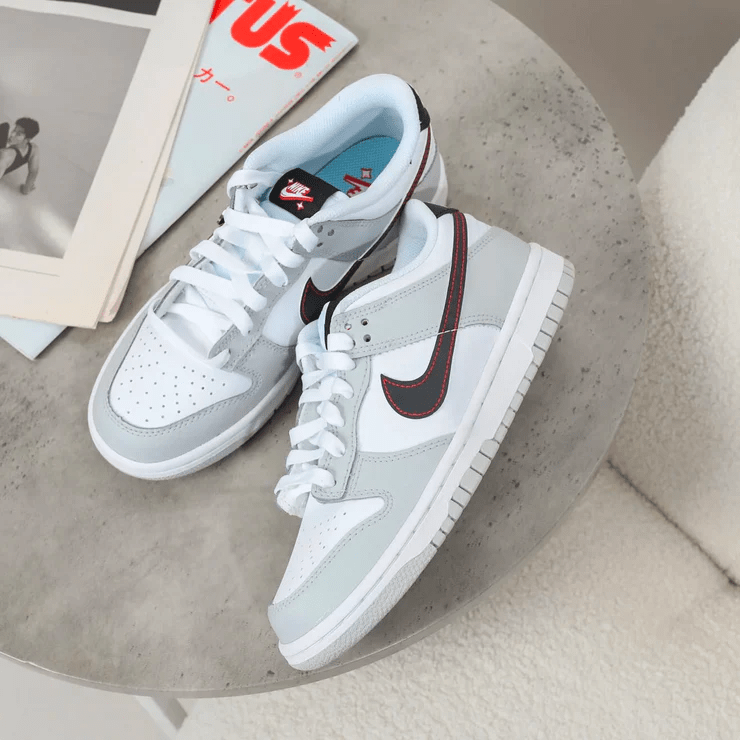 Giày Nike Dunk Low SE GS 'Lottery Pack - Grey Fog' DQ0380-001 - Ảnh 3