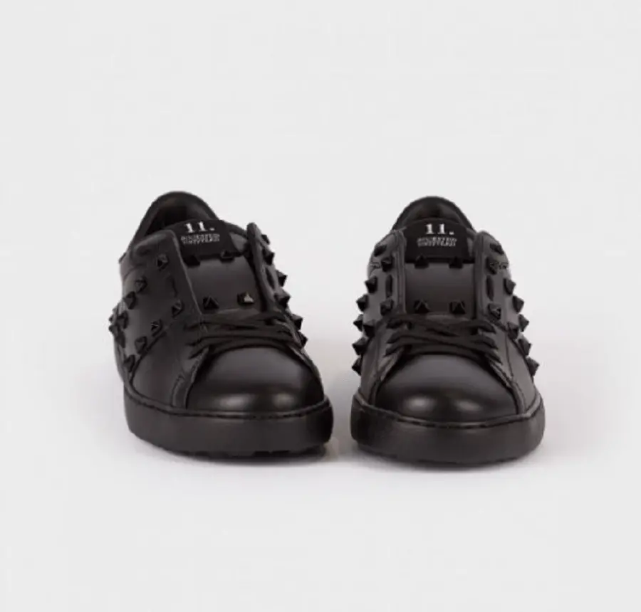 Valentino Black Open Studs Sneakers VY2S0931YEK0NO - Ảnh 3