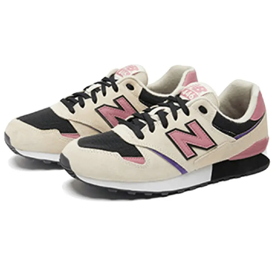 Giày New Balance 446 'Cream White Pink' U446GC1 - Ảnh 4