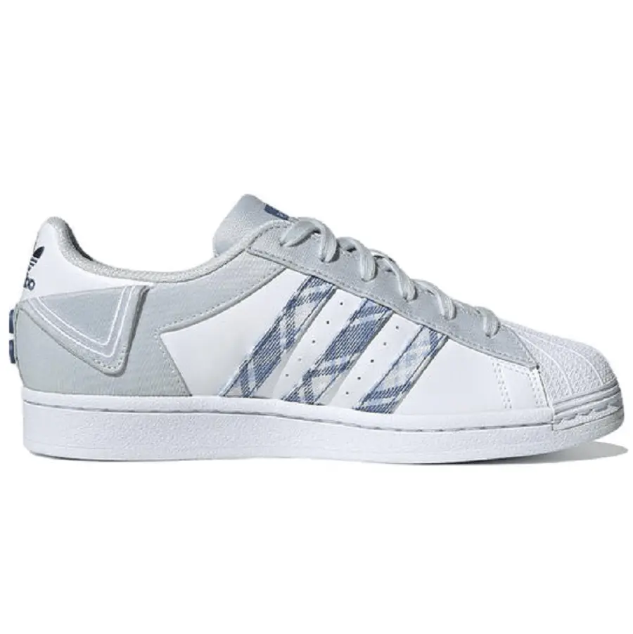 Giày Adidas Originals Superstar 'White Gray Blue' IG3005