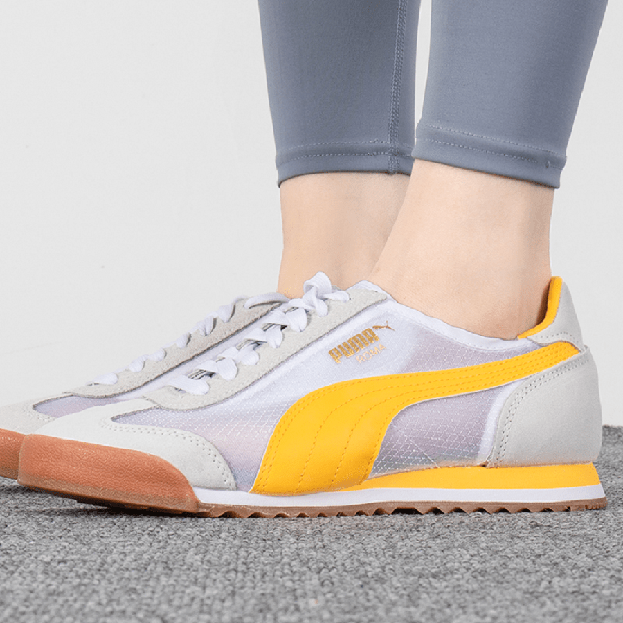 Giày Puma Roma OG 'White Yellow Gold' 387241-04 - Ảnh 4