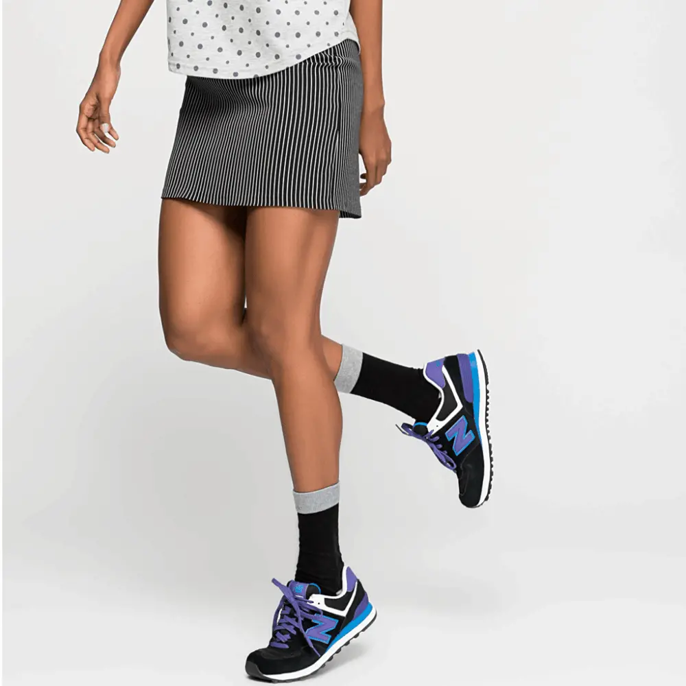 Giày New Balance Wmns 574 'Black Purple' WL574MOX - Ảnh 4