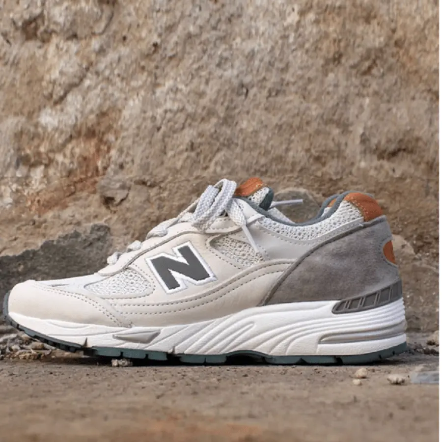 Giày New Balance Wmns 991 Made In England ‘Light Grey’ W991NBG - Ảnh 6