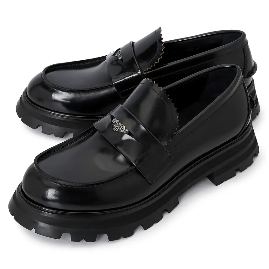 Giày Alexander Mcqueen Loafers 'Black' 683571-WHZ85-1081 - Ảnh 4